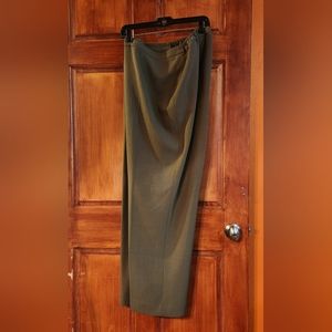 Olive green trousers